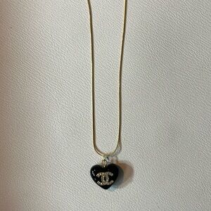 Cc Charms With Unbranded Stainless Steel Chain Preowned